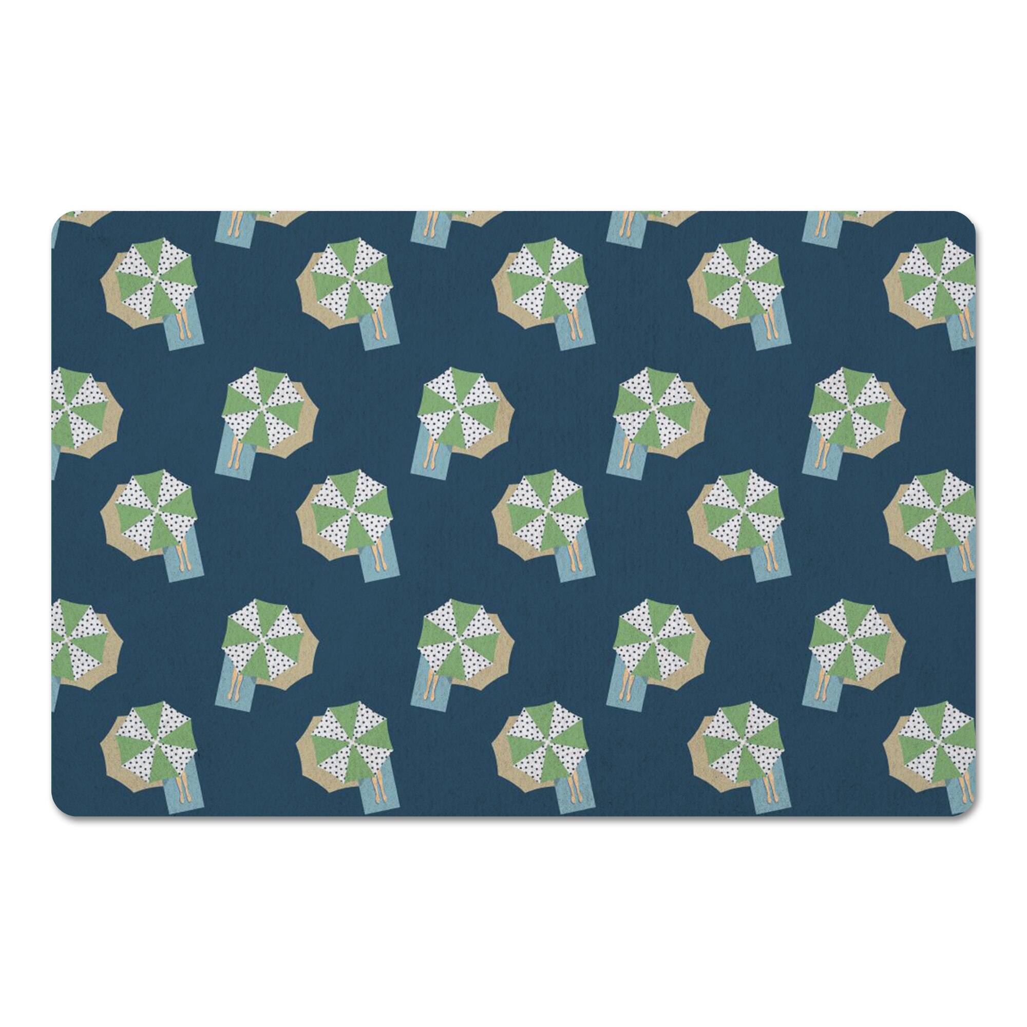 Umbrella Pattern Floor Mat